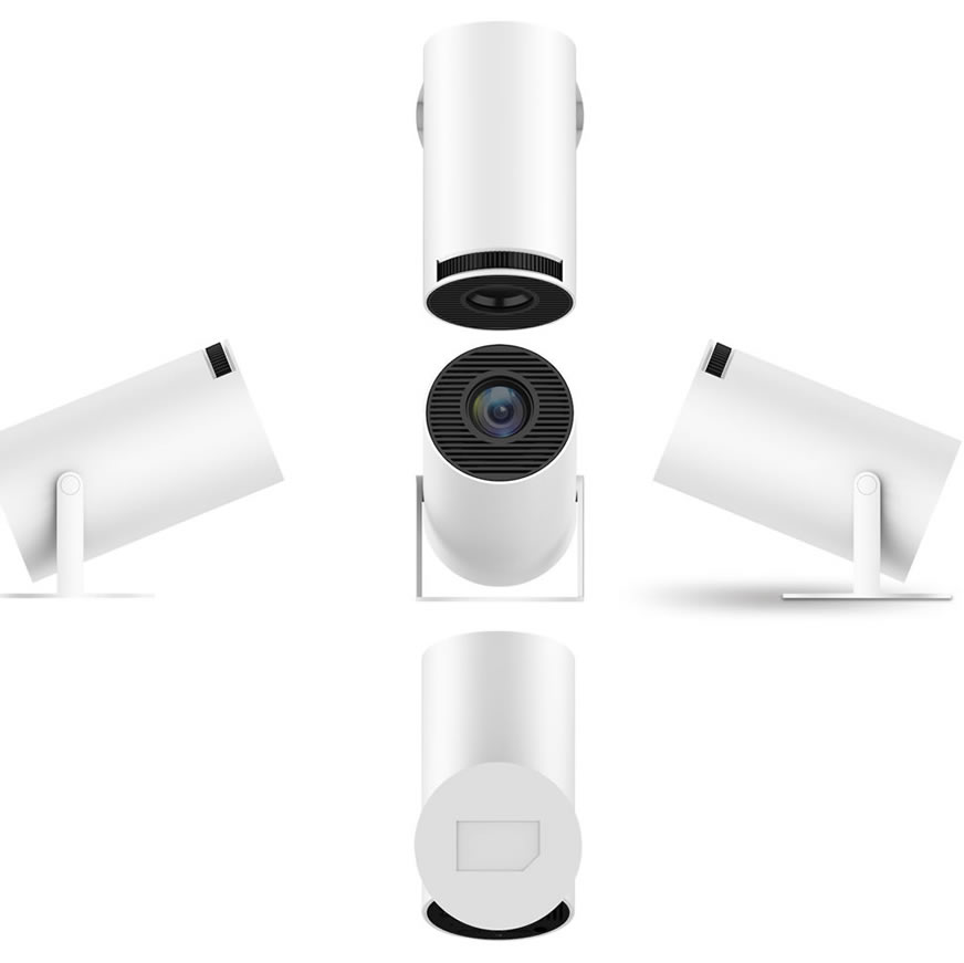 Proyector Inteligente ISMARTX10, Enfoque Corto HD 720P, Ultra Silencioso para Ver TV, Películas, Juegos y Música en Casa