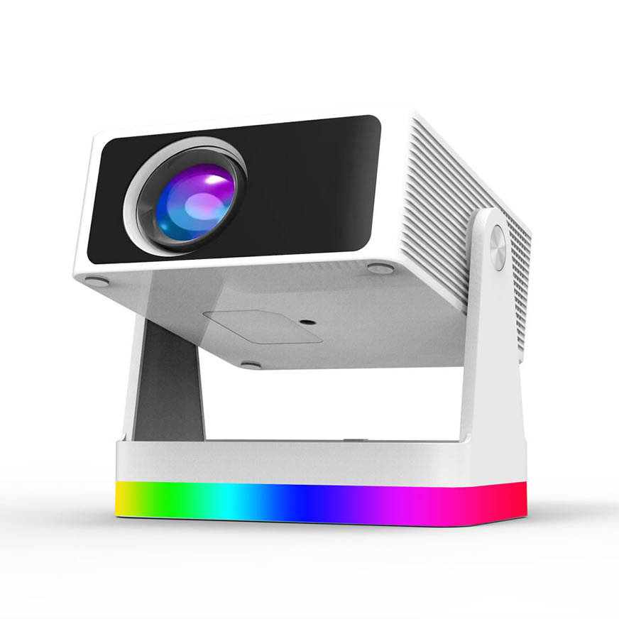 Projecteur Intelligent X16 Max Android 13, Résolution Native 720P HD, Mise au Point Automatique et Correction Trapézoïdale, Portable pour Maison et Bureau