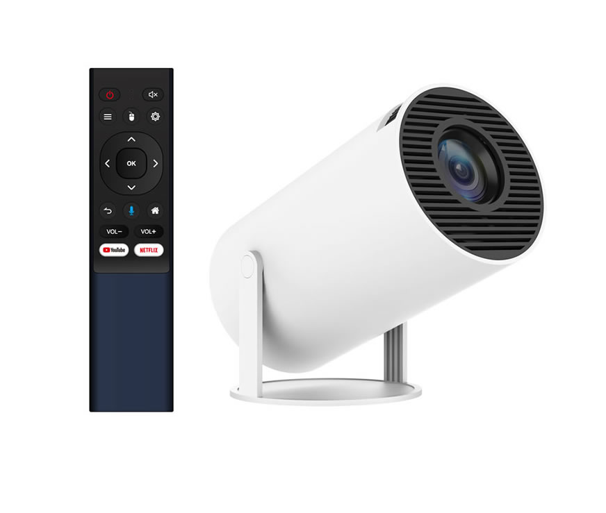 Projecteur Intelligent ISMARTX10, Focale Courte HD 720P, Ultra Silencieux pour Regarder la TV, Films, Jeux et Musique à Domicile