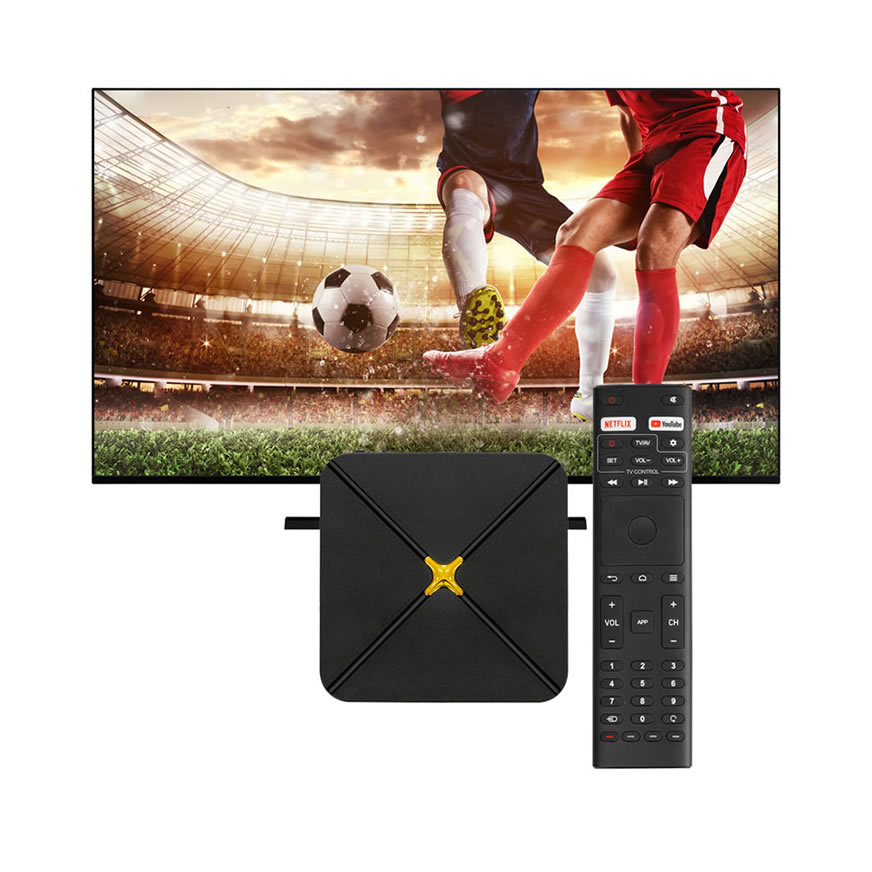 HLQ-Max 4K HDRスマートTVボックス｜クアッドコア高速ネットワークメディアプレーヤー